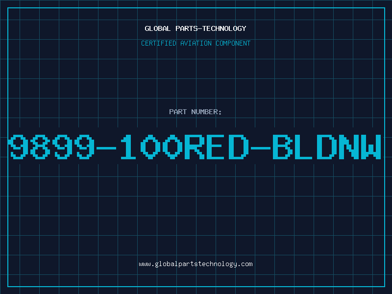 Aviation Part 9899-100RED-BLDNW