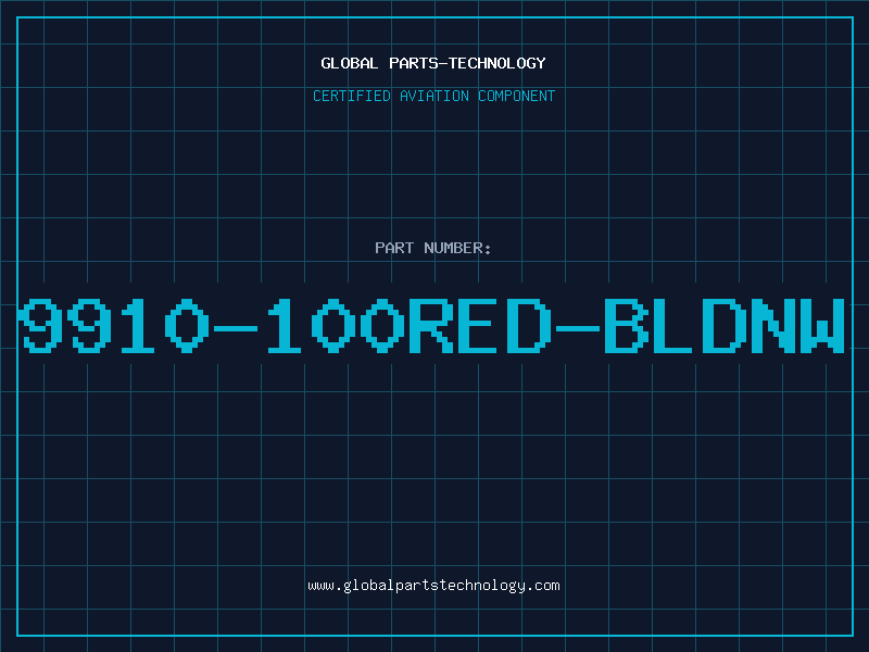 Aviation Part 9910-100RED-BLDNW
