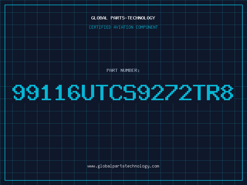 Aviation Part 99116UTCS9272TR8