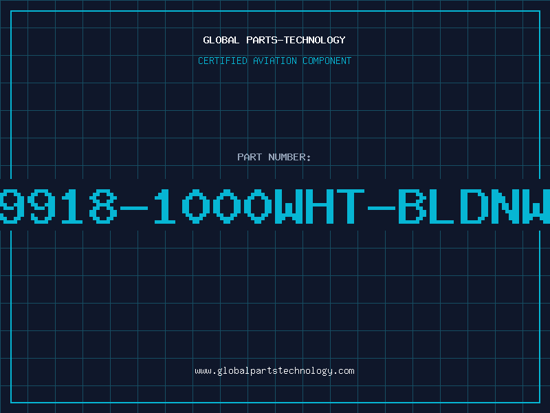 Aviation Part 9918-1000WHT-BLDNW