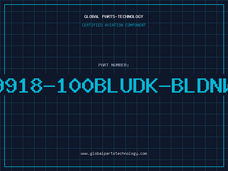 Aviation Part 9918-100BLUDK-BLDNW