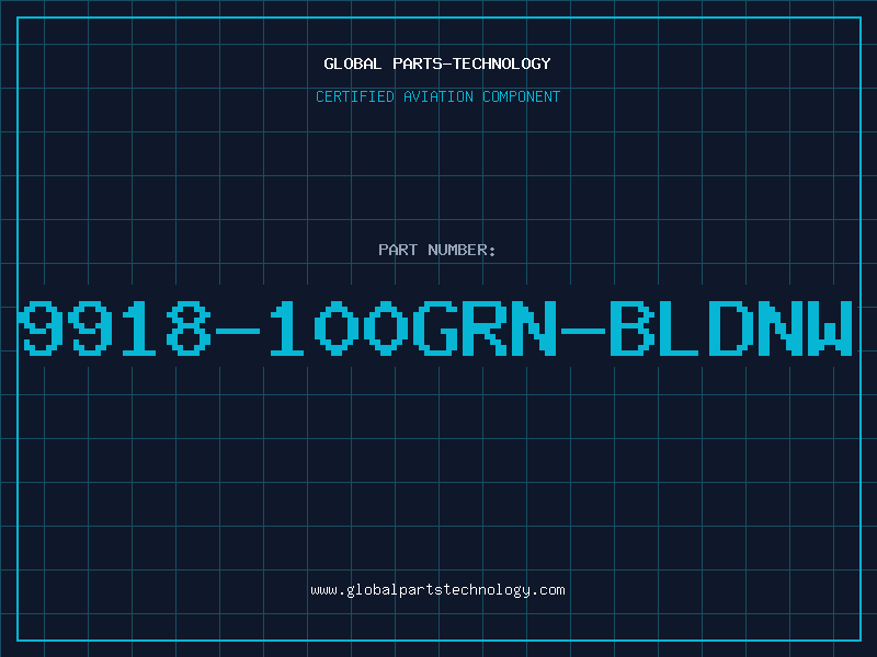 Aviation Part 9918-100GRN-BLDNW