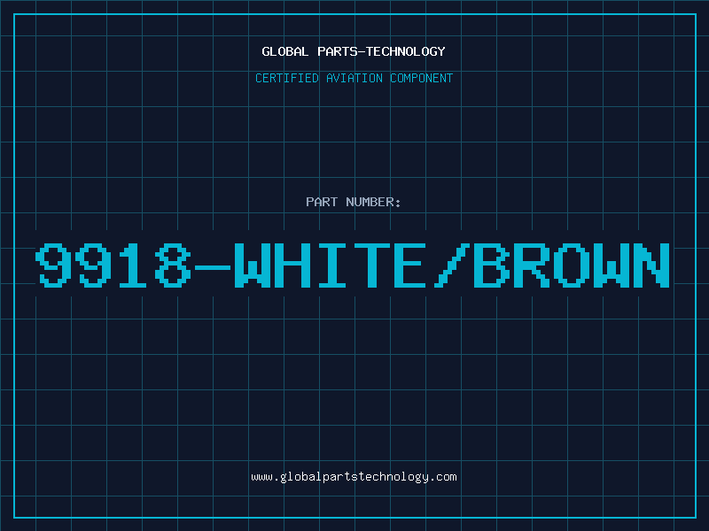Aviation Part 9918-WHITE/BROWN