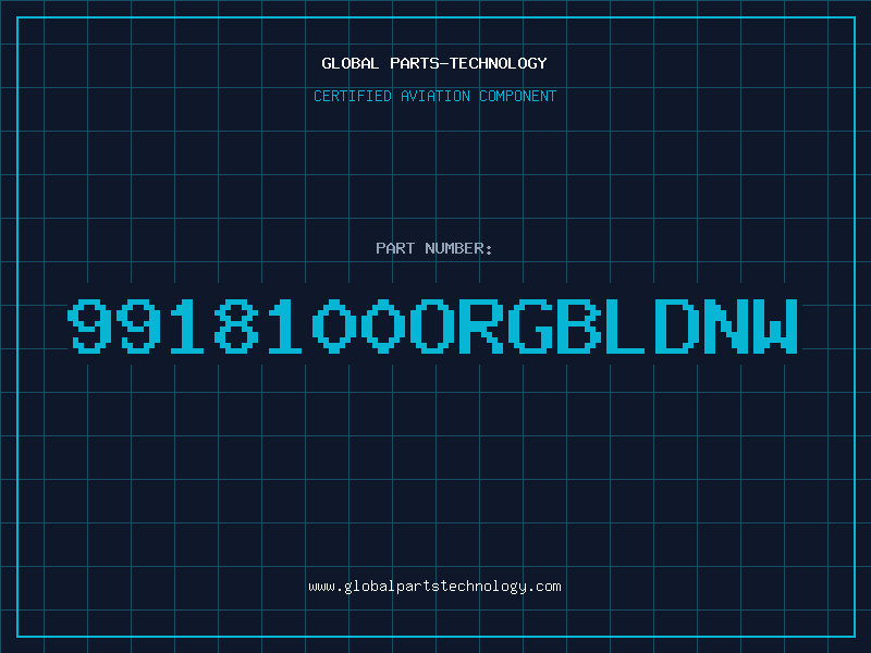Aviation Part 9918100ORGBLDNW