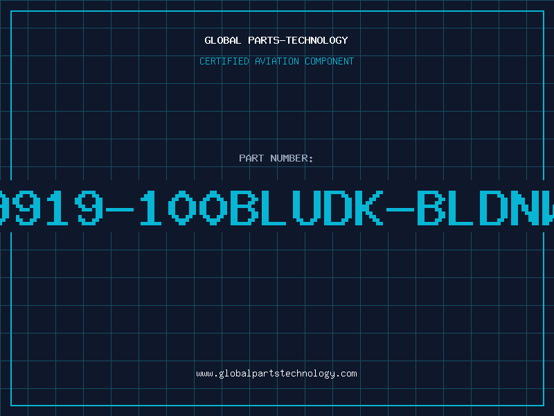 Aviation Part 9919-100BLUDK-BLDNW