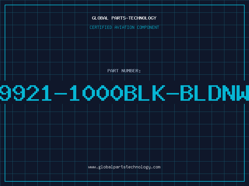Aviation Part 9921-1000BLK-BLDNW