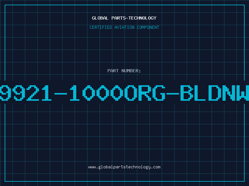 Aviation Part 9921-1000ORG-BLDNW