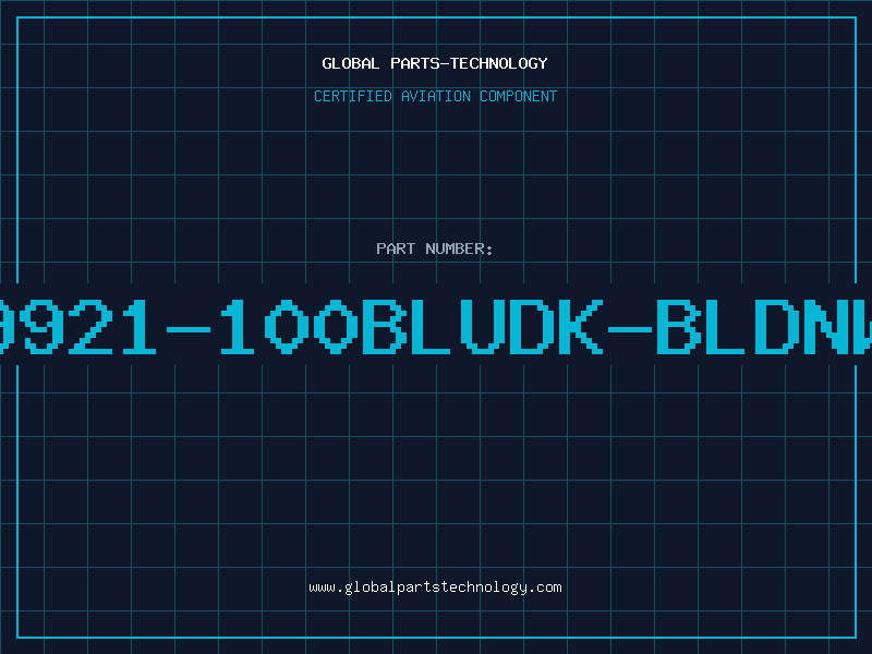 Aviation Part 9921-100BLUDK-BLDNW