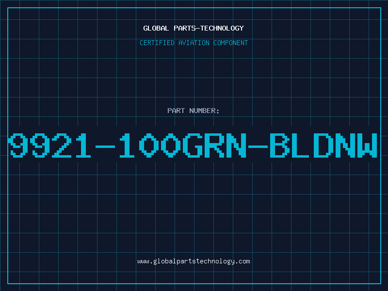 Aviation Part 9921-100GRN-BLDNW