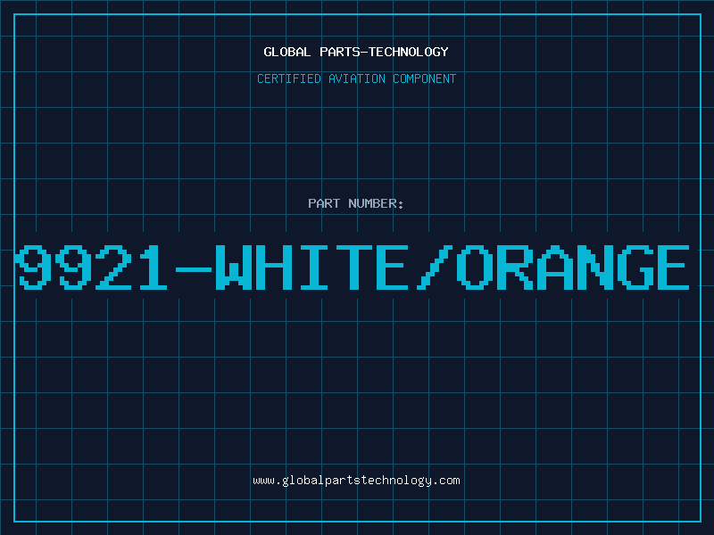 Aviation Part 9921-WHITE/ORANGE