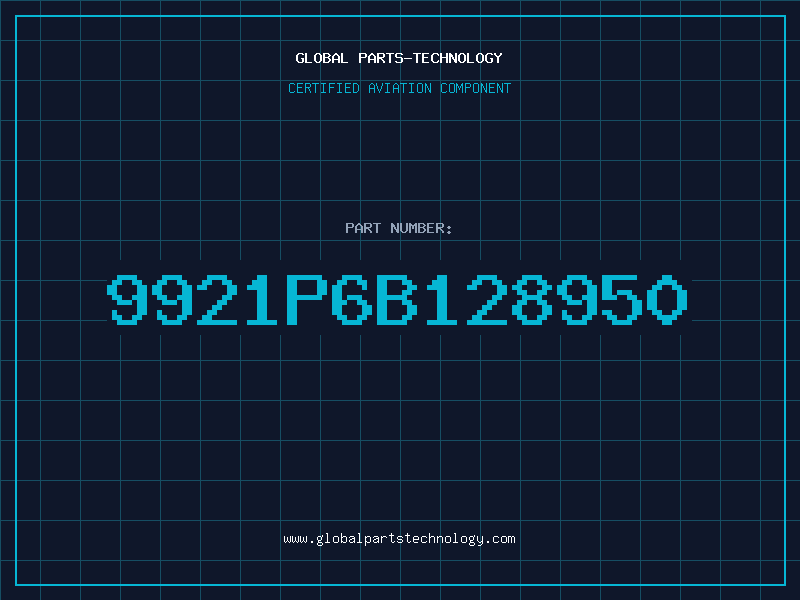 Aviation Part 9921P6B128950