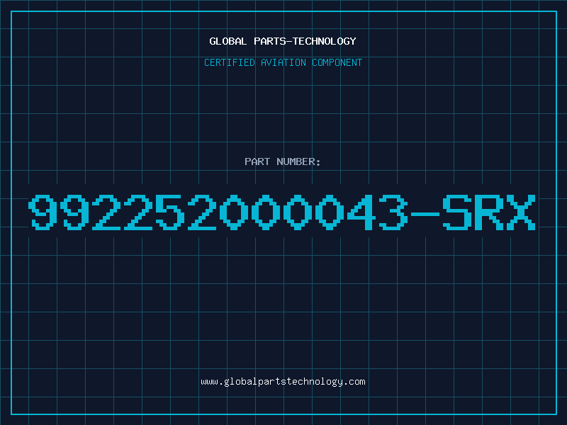 Aviation Part 992252000043-SRX