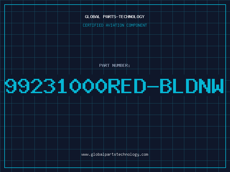 Aviation Part 99231000RED-BLDNW