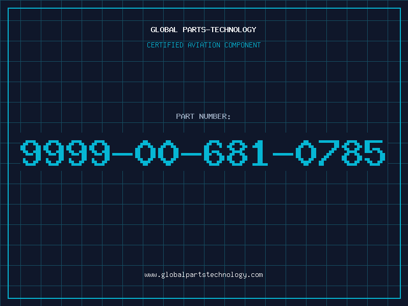 Aviation Part 9999-00-681-0785