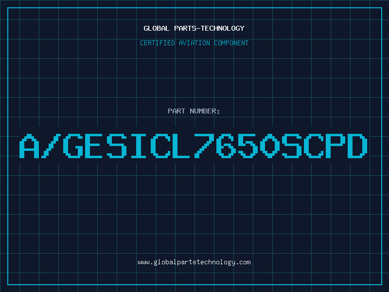 Aviation Part A/GESICL7650SCPD