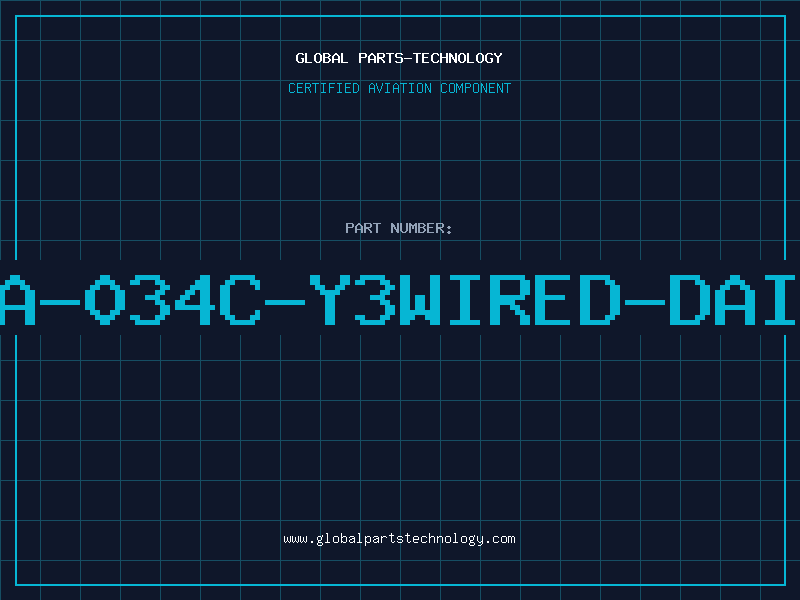 Aviation Part A-034C-Y3WIRED-DAI