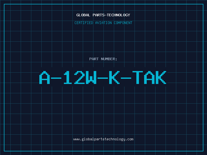 Aviation Part A-12W-K-TAK