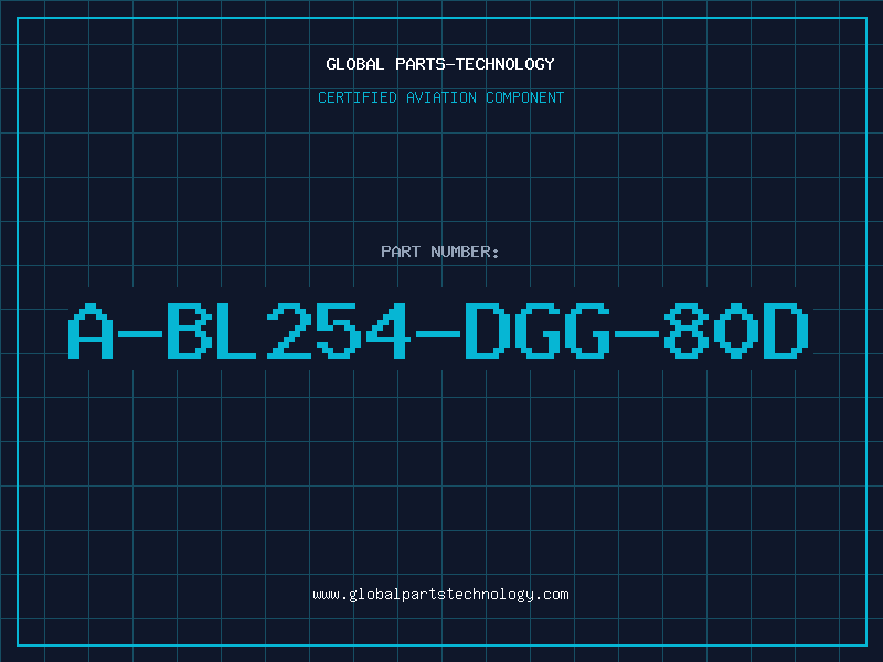 Aviation Part A-BL254-DGG-80D