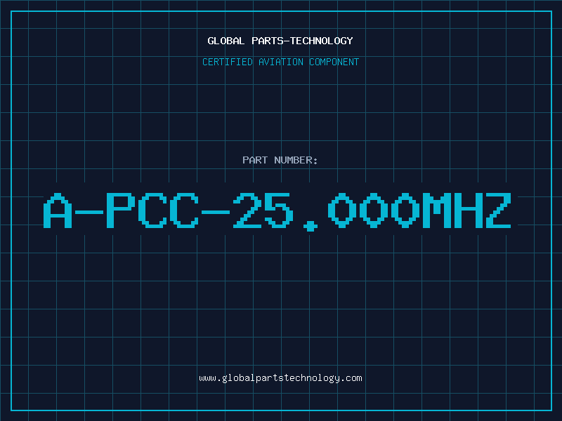 Aviation Part A-PCC-25.000MHZ
