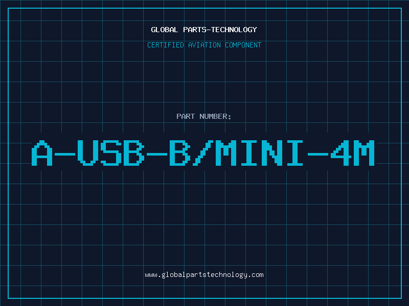 Aviation Part A-USB-B/MINI-4M