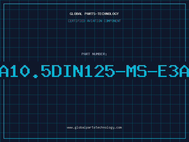 Aviation Part A10.5DIN125-MS-E3A