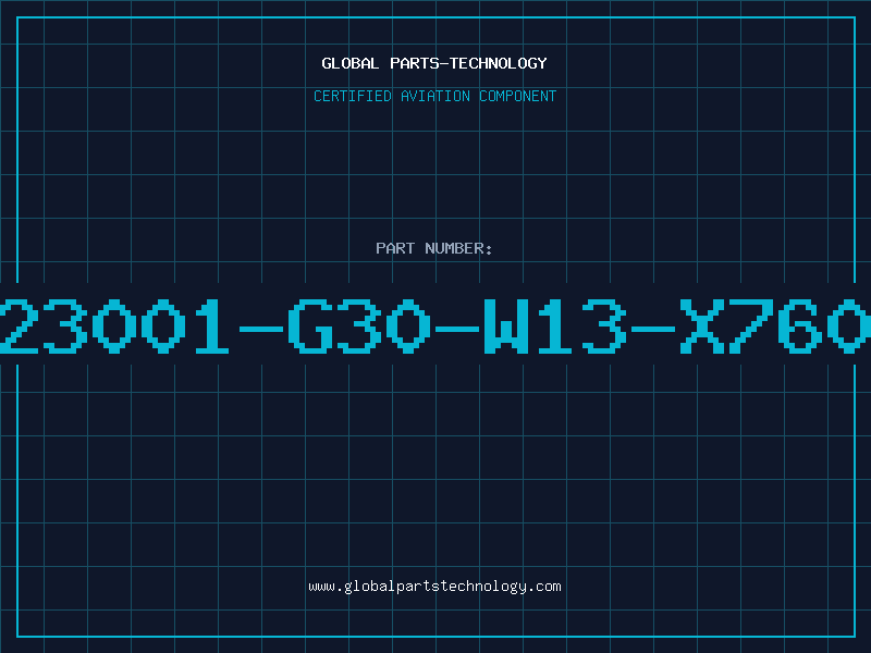 Aviation Part A23001-G30-W13-X7600