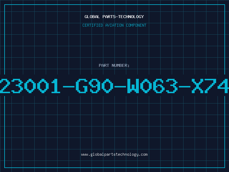 Aviation Part A23001-G90-W063-X740