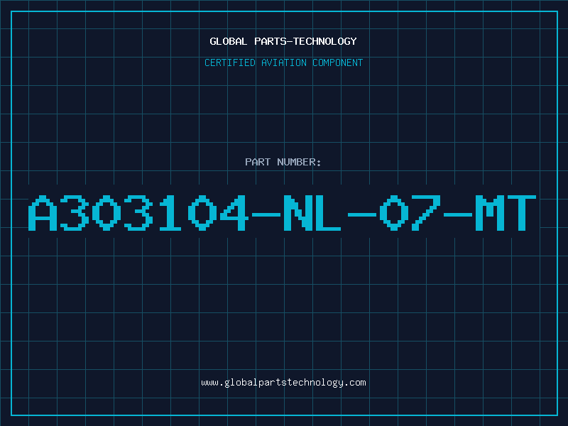 Aviation Part A303104-NL-07-MT