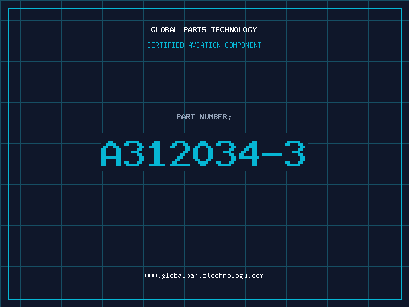 Aviation Part A312034-3