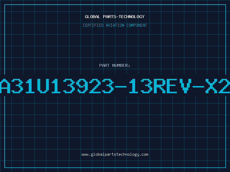 Aviation Part A31U13923-13REV-X2