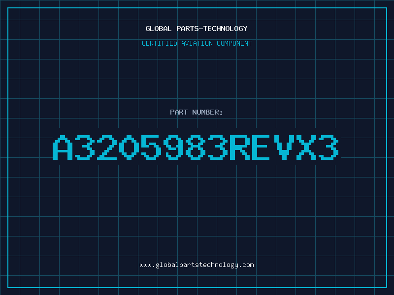 Aviation Part A3205983REVX3