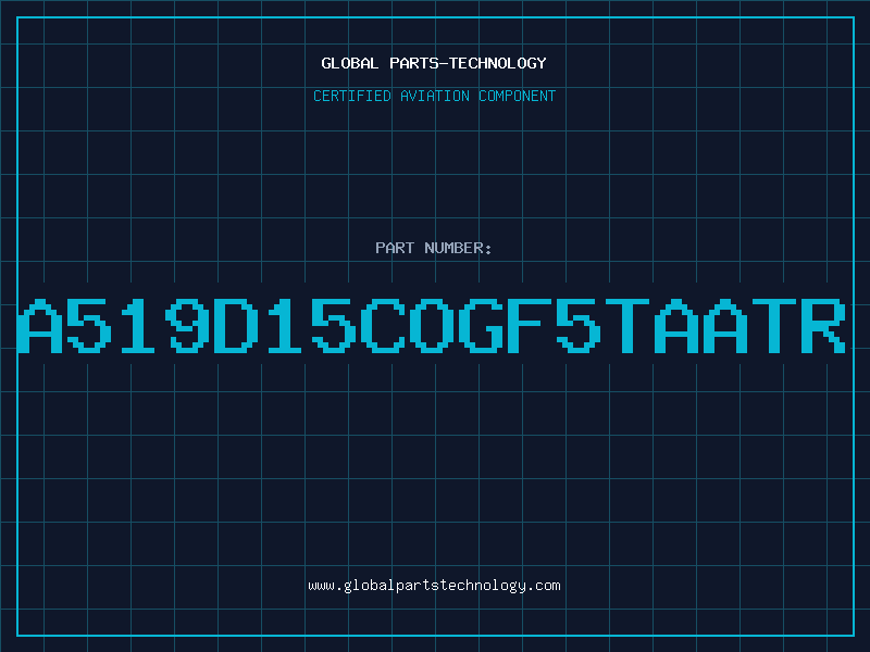 Aviation Part A519D15COGF5TAATR