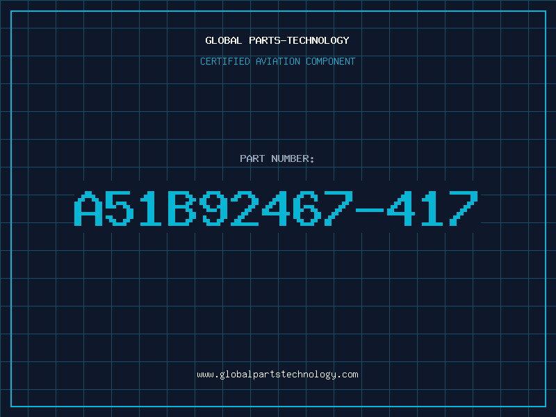 Aviation Part A51B92467-417