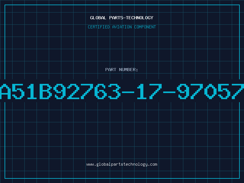 Aviation Part A51B92763-17-97057