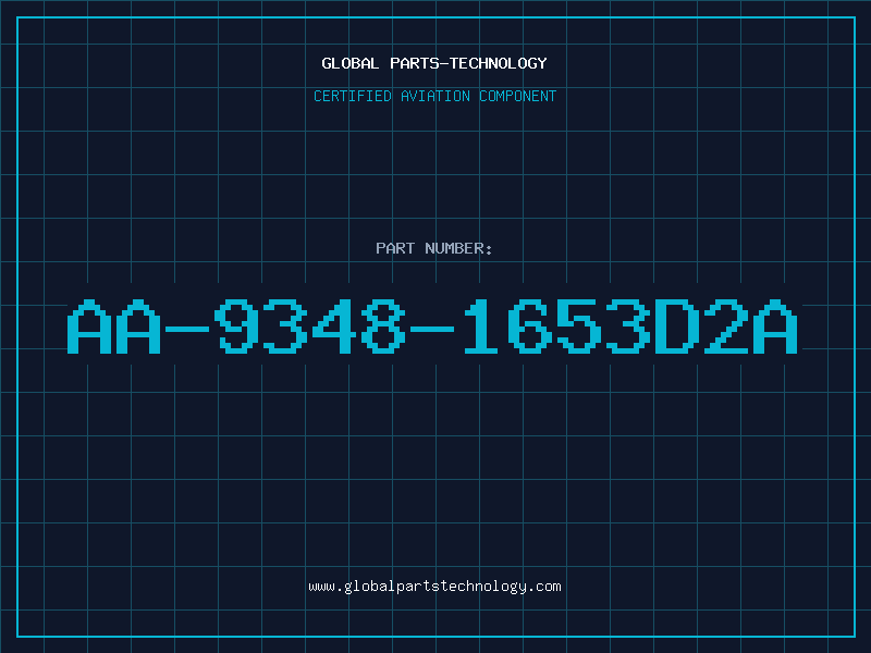 Aviation Part AA-9348-1653D2A