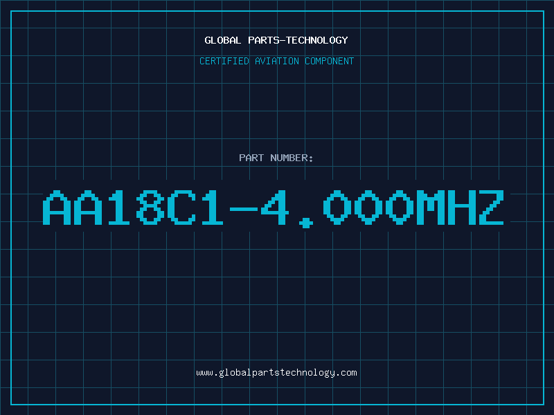 Aviation Part AA18C1-4.000MHZ