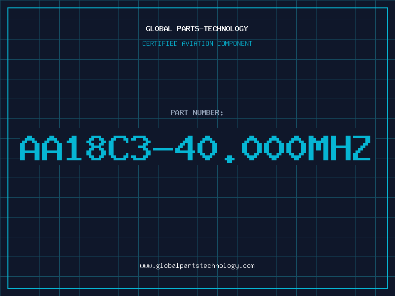 Aviation Part AA18C3-40.000MHZ