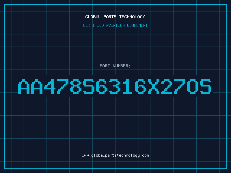 Aviation Part AA478S6316X27OS