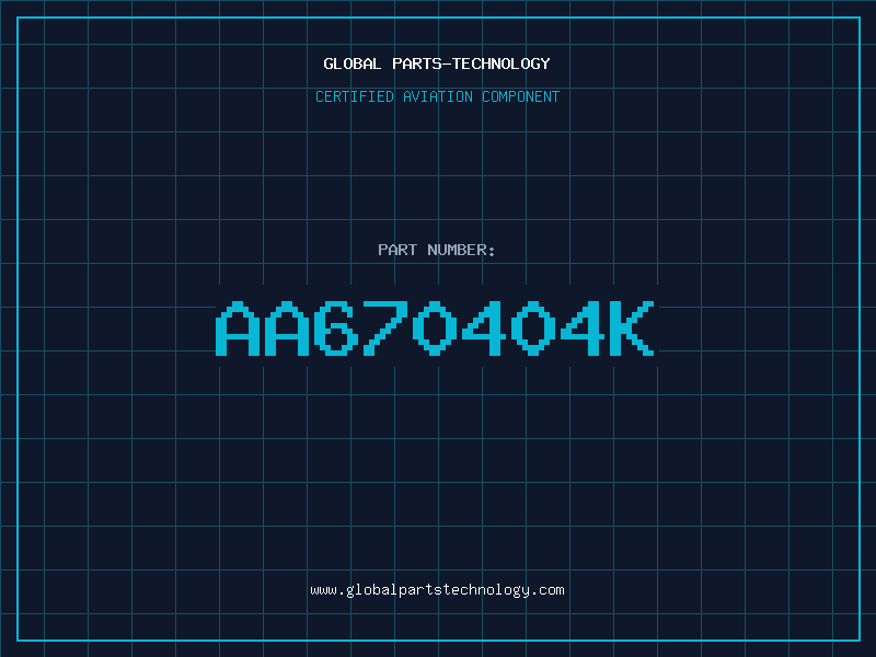 Aviation Part AA670404K