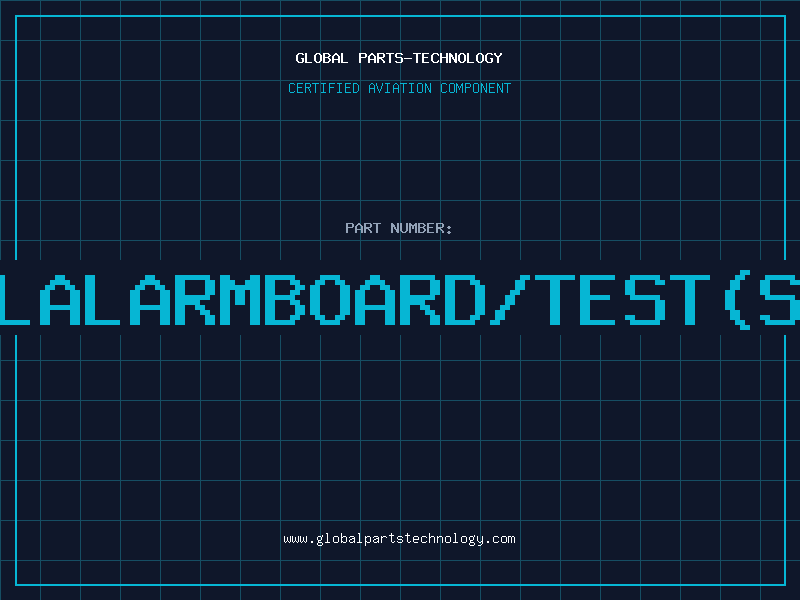 Aviation Part AAB1024LALARMBOARD/TEST(SOFTWARE