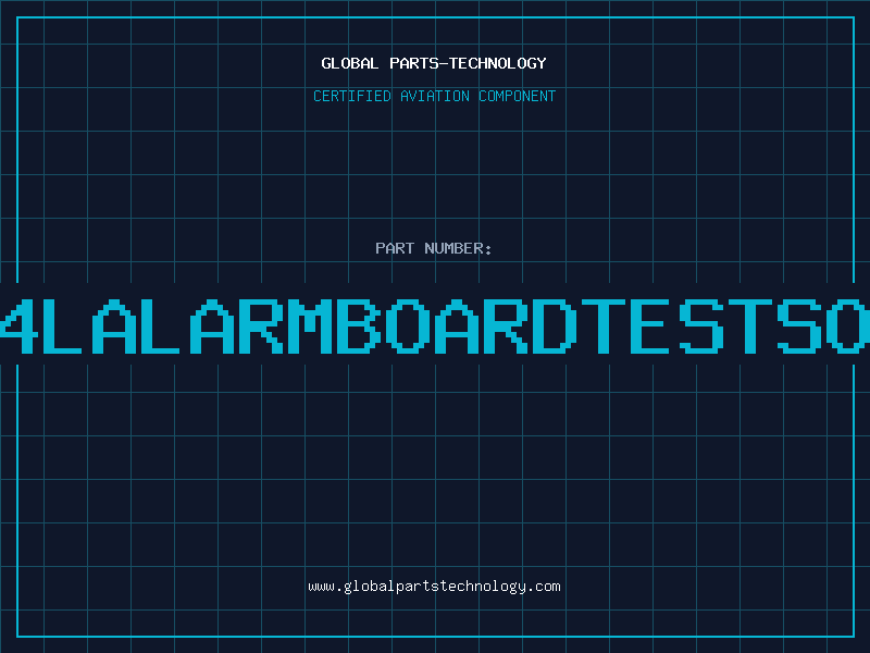 Aviation Part AAB1024LALARMBOARDTESTSOFTWARE