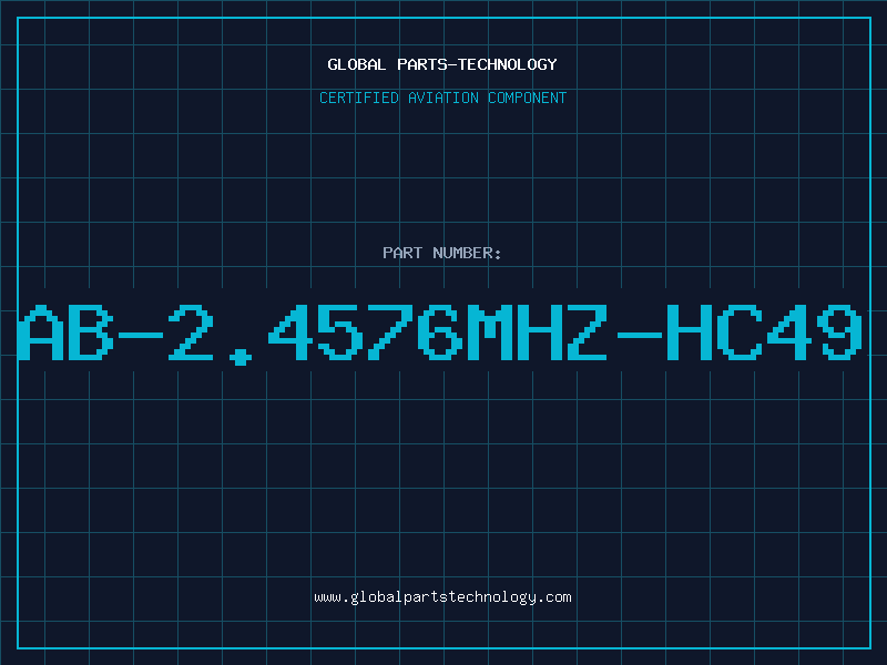 Aviation Part AB-2.4576MHZ-HC49