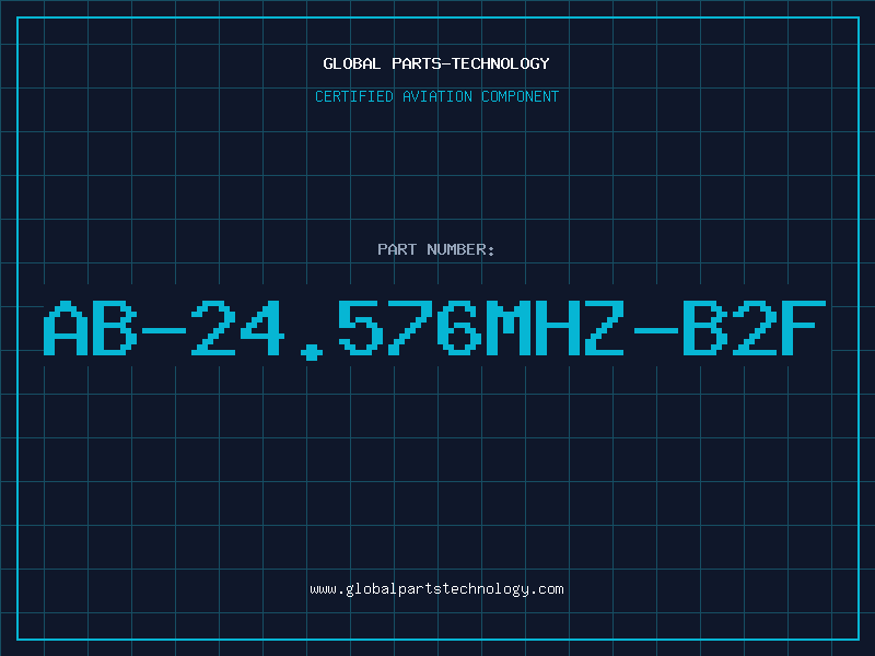 Aviation Part AB-24.576MHZ-B2F