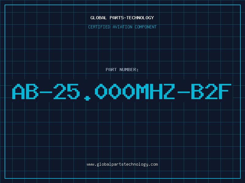 Aviation Part AB-25.000MHZ-B2F