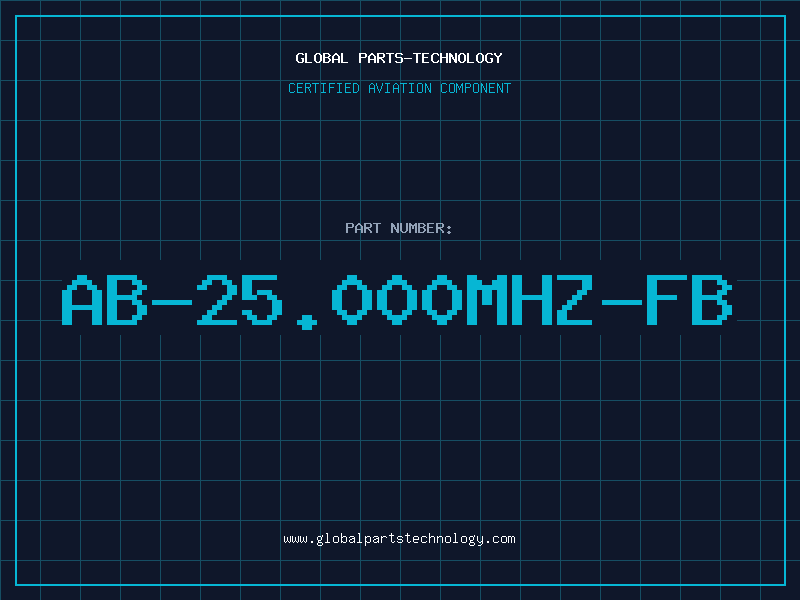 Aviation Part AB-25.000MHZ-FB