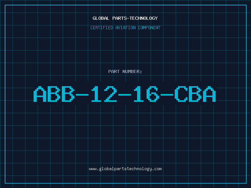 Aviation Part ABB-12-16-CBA