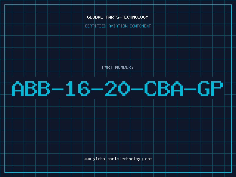 Aviation Part ABB-16-20-CBA-GP
