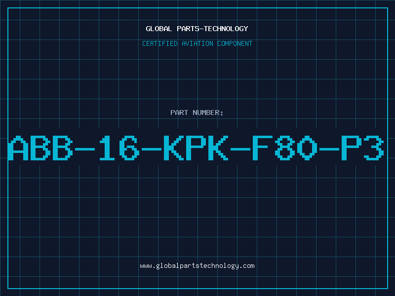 Aviation Part ABB-16-KPK-F80-P3