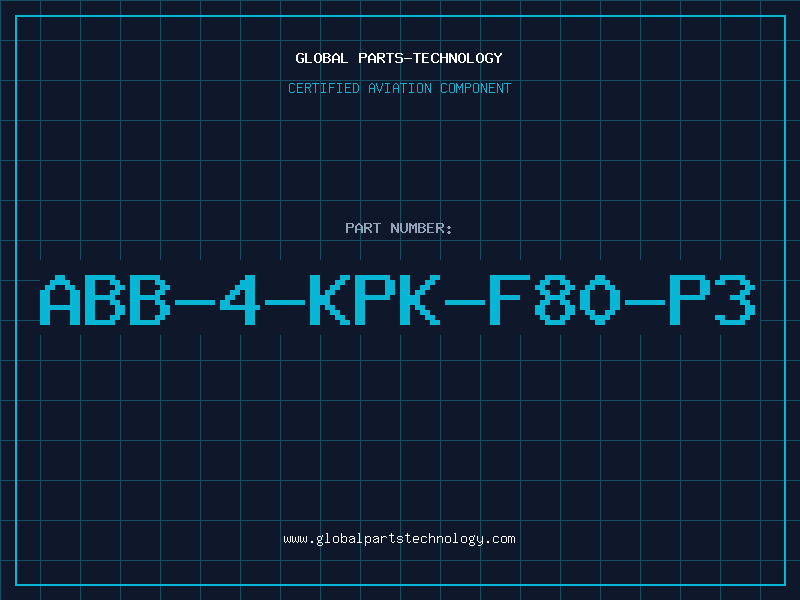 Aviation Part ABB-4-KPK-F80-P3