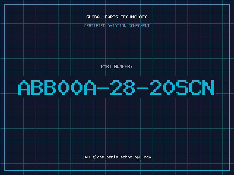 Aviation Part ABB00A-28-20SCN